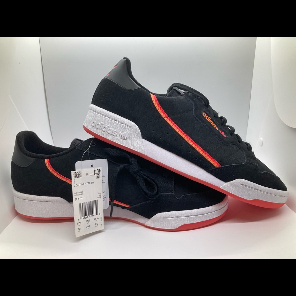 Adidas Men's Continental 80 Sneakers Black Shoes